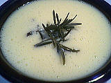 Image : recette Crème au romarin