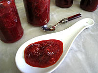 confiture de fraises à la crème