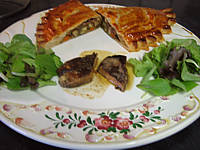 Recette Foie gras et son chausson aux cèpes et panais