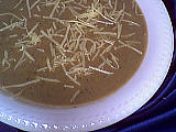 Image : Assiette de crème de lentilles