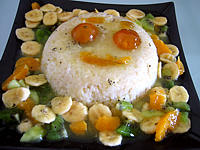 Gâteau de riz farci