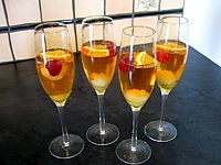 cocktail au champagne