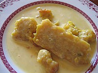 Image : Assiette de crème anglaise