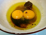 Foie gras en salade chayotte et truffe - 12.1
