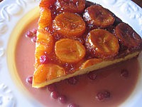 Recette Gâteau aux bananes et crème aux airelles