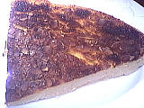 flan : Part de flan aux abricots