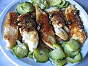 Filets de merlan aux câpres et courgettes - 12.2