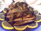 Poissons : Assiette de friture d'éperlans