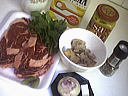 Ingrédients pour la recette : Entrecôte sauce moutarde