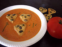 gaspacho : Assiette de gaspacho