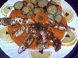 Recette Assiette de filets de sole aux légumes poêlés