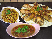 Recette Assiette de cuisses de poulet à la provençale