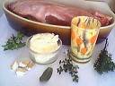 Ingrédients pour la recette : Gigot d'agneau aux herbes
