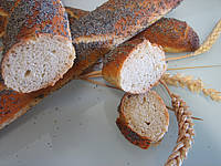 Recette Baguettes de pain en direct aux graines de pavot