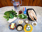 Ingrédients pour la recette : Colin en sauce verte