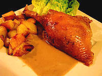 canard sauce au foie