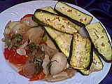 Image : recette Courgettes à l'ail des Carmélites