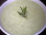 crème entière : Assiette de crème de cèleri-rave