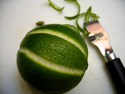 Zeste de citron vert