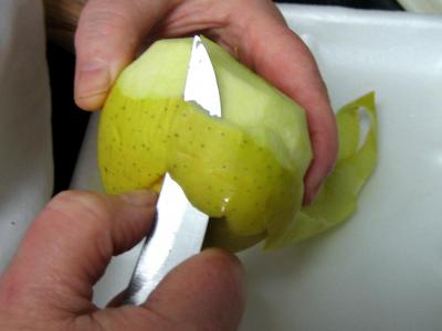 Eplucher la pomme