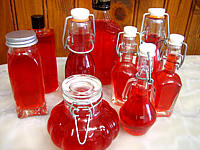 Les grands classiques : Bouteilles de vinaigre de framboises