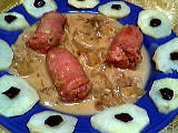 saucisses moutarde