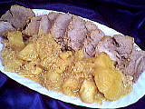 Cuisine diététique : Plat de rôti de porc au lait