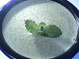 Image : recette Soupe de laitue à la menthe