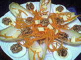 Recette Assiette de salade aux noix