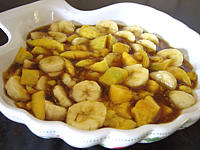 Salade de bananes et de mangue
