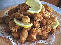 huile de maïs : Plat de lotte en friture