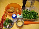 Ingrédients pour la recette : Salade au rocamadour