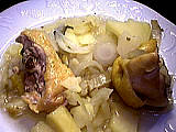 appellation culinaire : Assiette de poulet à l'anglaise