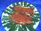 chapelure : Assiette de poivrons rouges en salade