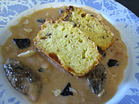 truffe : Assiette de sauce à la truffe
