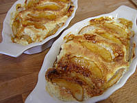 liqueur de cointreau : Ramequins de sabayon aux poires