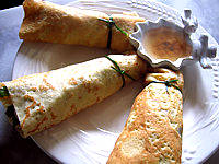 worcestershire : Assiette de rouleaux de crêpes aux crevettes
