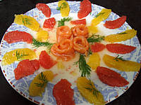 Recette Assiette de saumon à l'orange
