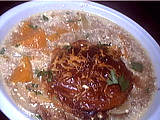 Image : recette Soupe de potiron au pain