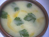 noix de coco : Bol de velouté à la noix de coco
