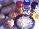 Ingrédients pour la recette : Sauté d'oignons parmentier