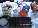 Ingrédients pour la recette : Mousse au chocolat aux noix de coco