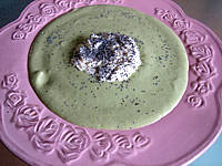 fromage de chevre : Assiette de purée de navets au chèvre