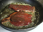 Steaks de cheval et sa sauce au martini blanc - 14.2