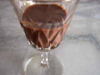 Photo : Liqueur de chocolat