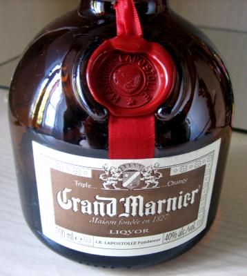 Photo : bouteille de Grand Marnier