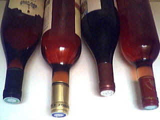 Photo : Quelques bouteilles de vins