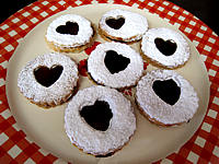 Image : Assiette de sablés à la confiture