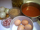 Ingrédients pour la recette : Pizza aux rillettes