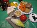Ingrédients pour la recette : Restes de langue en salade